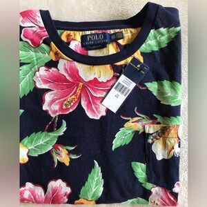 Polo by Ralph Lauren Navy Floral Tee Shirt